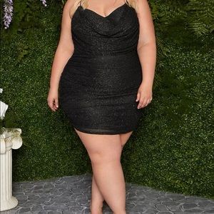 Really cute black glitter dress